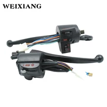 2 шт. 7/" Мотоцикл Скутер рожок сигнал поворота Электрический старт руль рычаг управления переключатель для Harley Bobber для Kawasaki