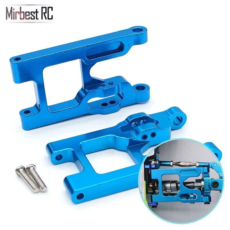 

2pcs Aluminum alloy front swing arm A arm is WLtoys 12428 fy-03 JJRC Q39 1:12 RC car metal upgrade parts toy accessories