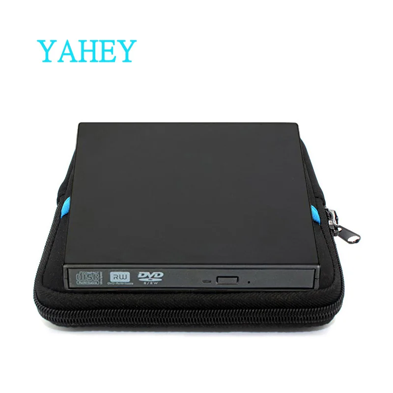 

External USB 3.0 DVD Drive DVD/CD RW Writer Burner DVD-ROM Player Recorder Portable for Laptop Desktop Windows 7/10+drive bag