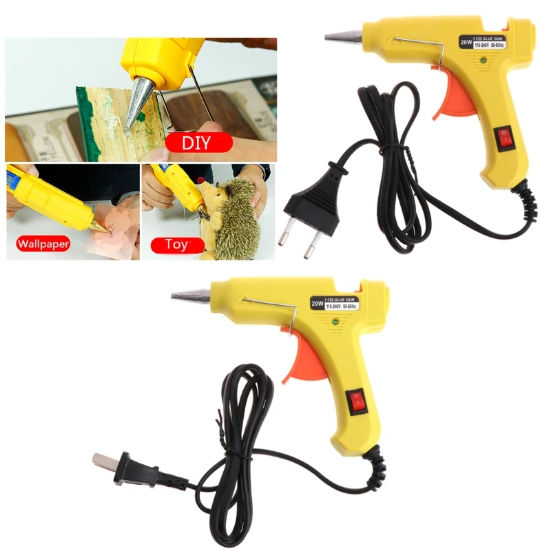 Jewelry DIY Melt Glue Gun Plastic Heating Up Electric Craft Repair