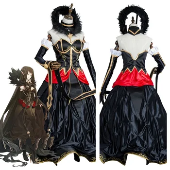 

Adult Fate Apocrypha Costume Cosplay Fate Apocrypha of Red Semiramis Sammu-ramat Cosplay Costume Halloween Black Ball Gown Dress