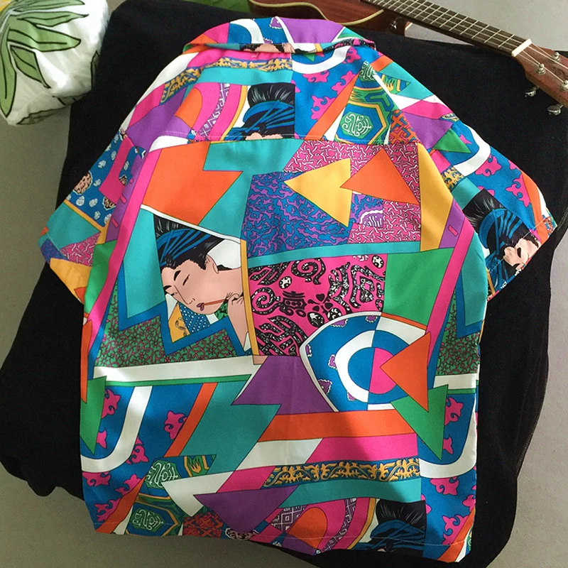 OSCN7 2019 عارضة منقوشة قصيرة الأكمام قميص الرجال الشارع 2019 هاواي الشاطئ النساء قابل للتعديل تنحنح قصيرة الأكمام قمصان رجالي 8811 OSCN7 2019 عارضة منقوشة قصيرة الأكمام قميص الرجال الشارع 2019 هاواي الشاطئ النساء قابل للتعديل تنحنح قصيرة الأكمام قمصان رجالي 8811