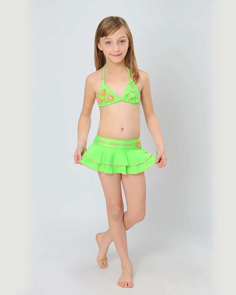 girls bathing suit with skirt