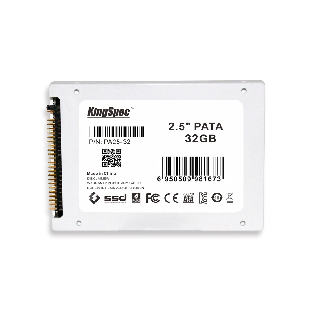 Kingspec 2," 44PIN PATA IDE SSD 8 ГБ 16 ГБ 32 ГБ 64 ГБ 128 ГБ твердотельный диск флэш-накопитель компьютер SSD жесткий диск ноутбуки настольные