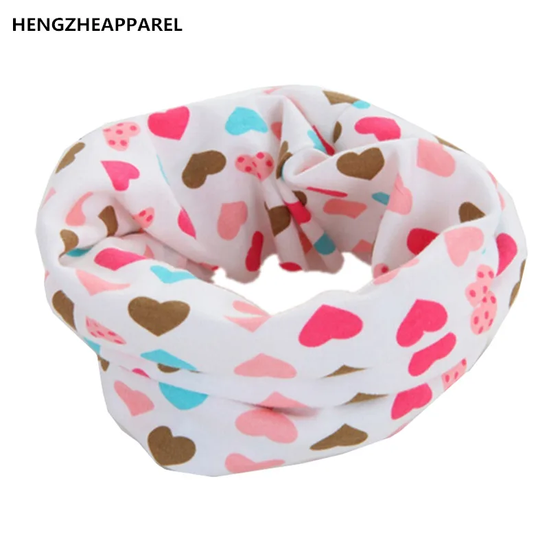 new fashion cotton heart icecream car bee cartoon baby scarf bibs kids O ring collars burp cloth infant child neckwear accessory