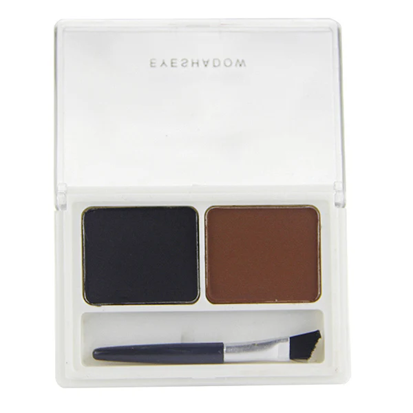 

Amazing Double Color Kit Eyebrow Shading Powder Eye Brow Palette w/ Brush Cosmetic