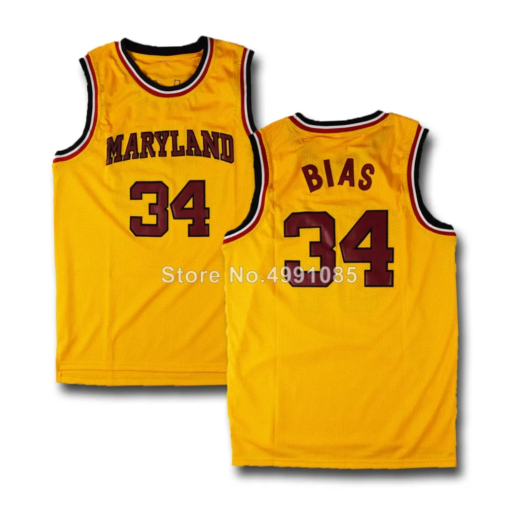 MM MASMIG Len Bias 34 Maryland Throwback Commemorative Basketball