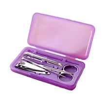 4 шт./компл. ногтей Резак Триммер для стрижки волос файл ножницы-Пинцет Маникюр Педикюр Тапочки в форме средства для ухода за ногтями