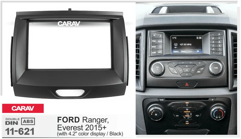 CARAV 11-561 Car Radio Installation Trim Fascia Panel