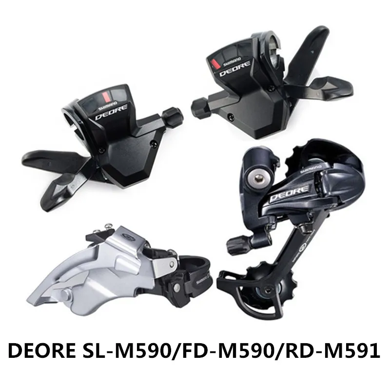 SHIMANO DEORE SL M590/FD M590/RD M590 9 speed/27 скорость горный велосипедная передача Сплит