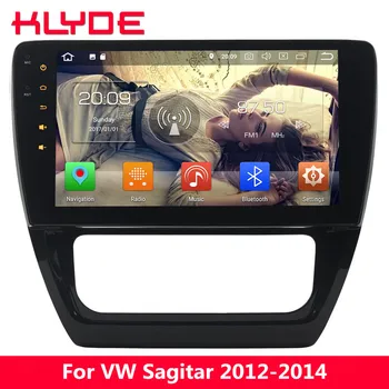 

KLYDE 10.1" IPS 4G Android 8 7.1 Octa Core 4GB RAM 32GB ROM Car DVD Player Radio GPS Navigation For Volkswagen Sagitar 2012-2014