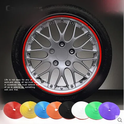 

8meter Car Wheel Trim Alloy Wheel Arch Protector Rim Guard Adhesive Roll Car Styling For Mazda 2 3 5 6 CX5 CX7 CX9 Atenza Axela