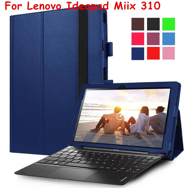 

Miix310 Business keyboard Leather Case For Lenovo Ideapad Miix 310 10.1" Tablet PC Cases Flip Cover + pen