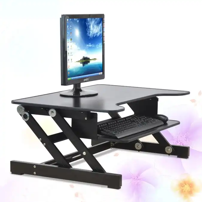 Easyup Height Adjustable Sit Stand Desk Riser Foldable Laptop Desk