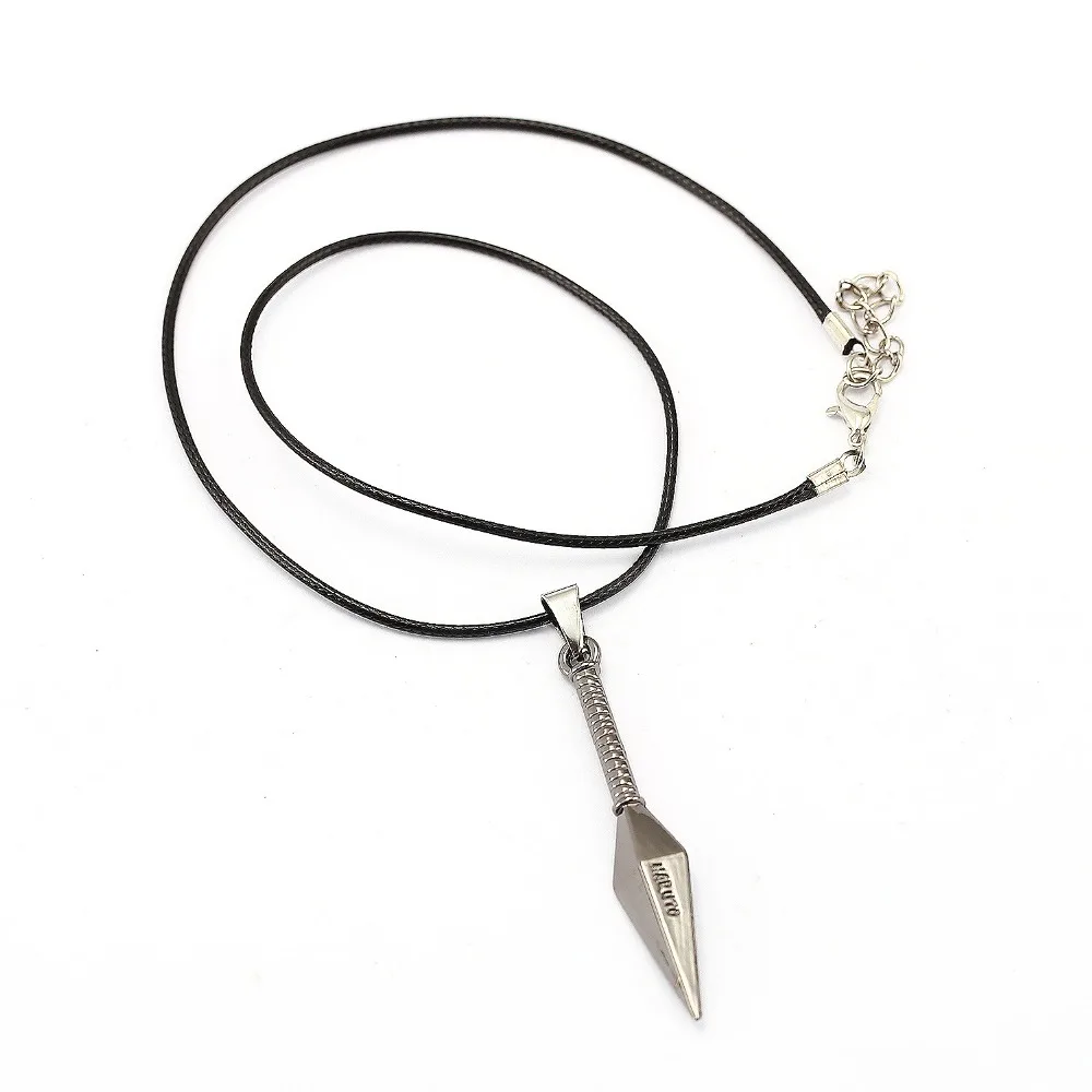 MS Jewelry Naruto Choker Necklace Kunai Pendant Men Women Gift Anime Jewelry Accessories Keychain for Men