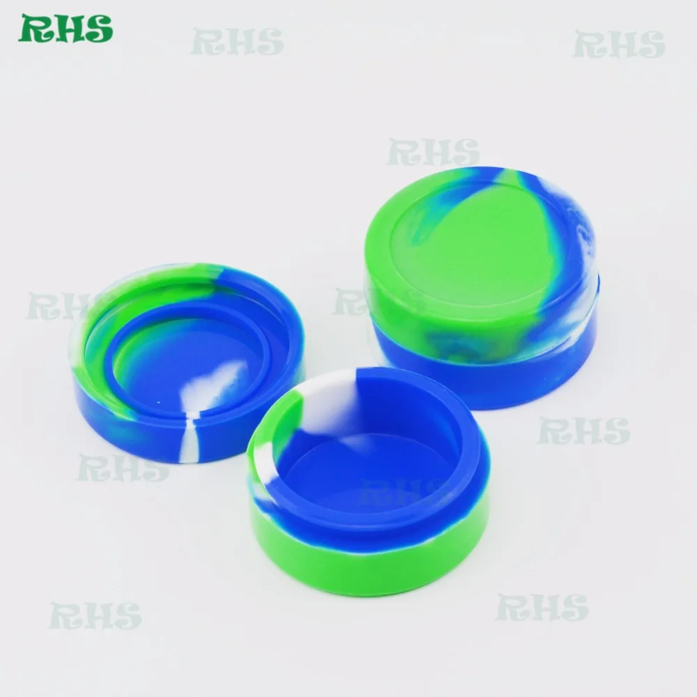 5ml silicone jars dab wax container 32*18mm silicone wax or oil
