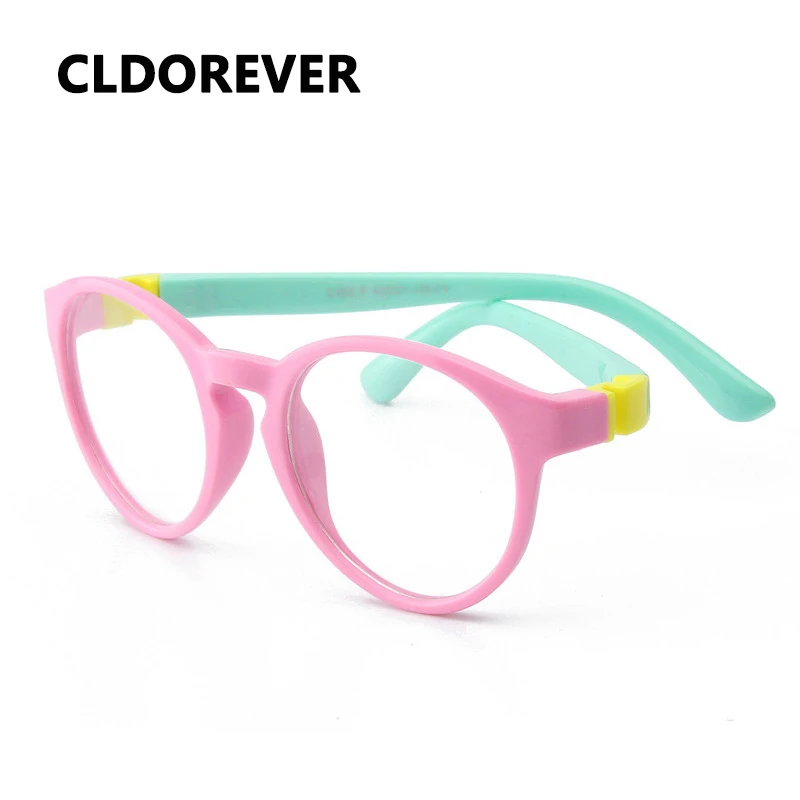 Fashion 2018 Children Eyeglasses Silicone Optical Glasses Frame Kids