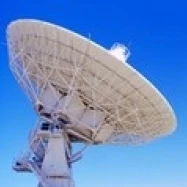 Radio telescope satellite dishes of the Very Large Array