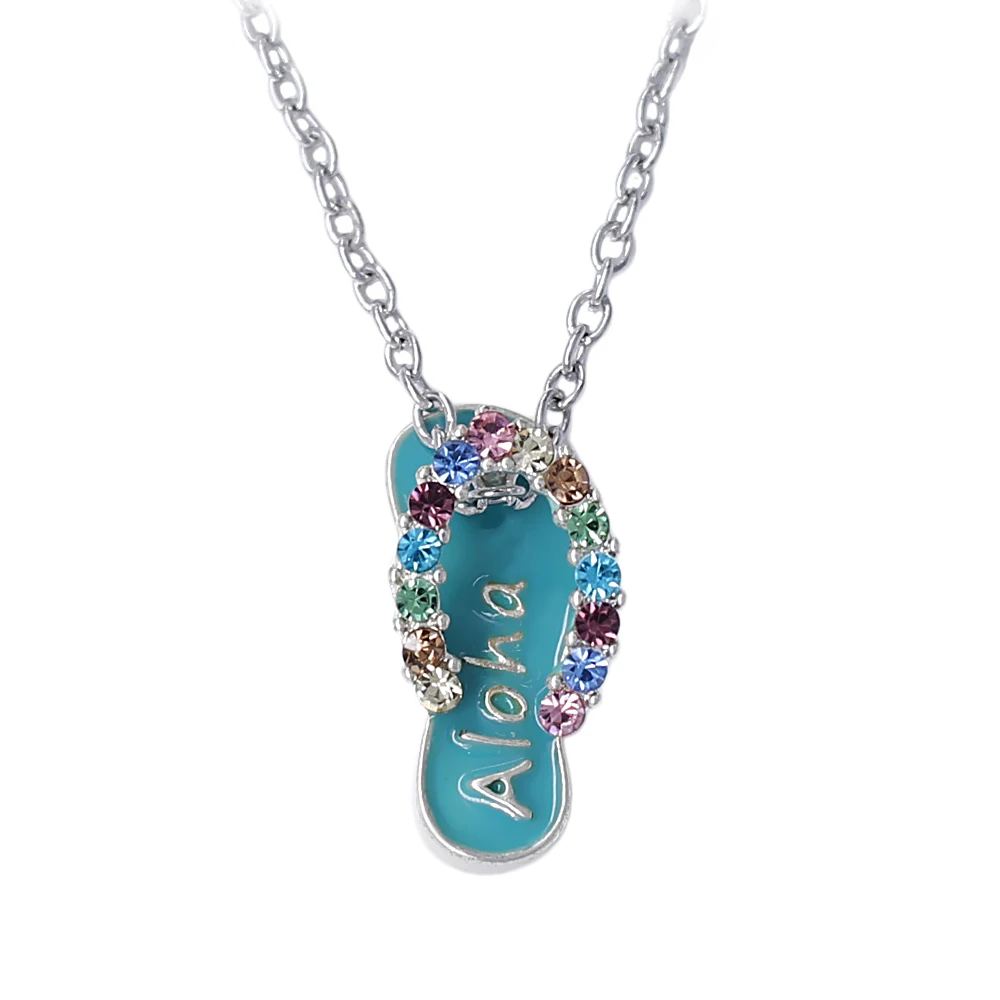 Hawaiian flip hotsell flop necklace