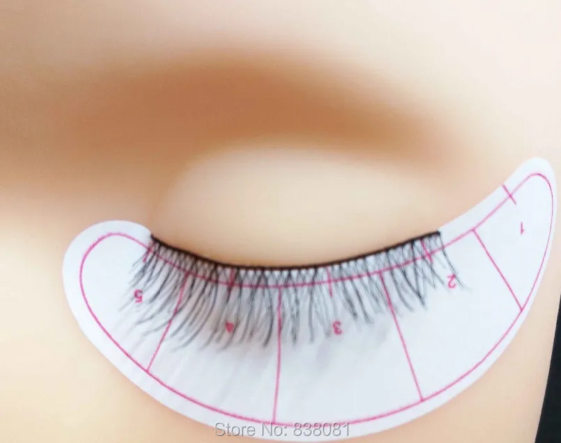 

100% Lint Free Eye Patch Thin Flexible Under Eye Pads Vinyl Sticker, Eyelash Extension Training Patches Freeshipping