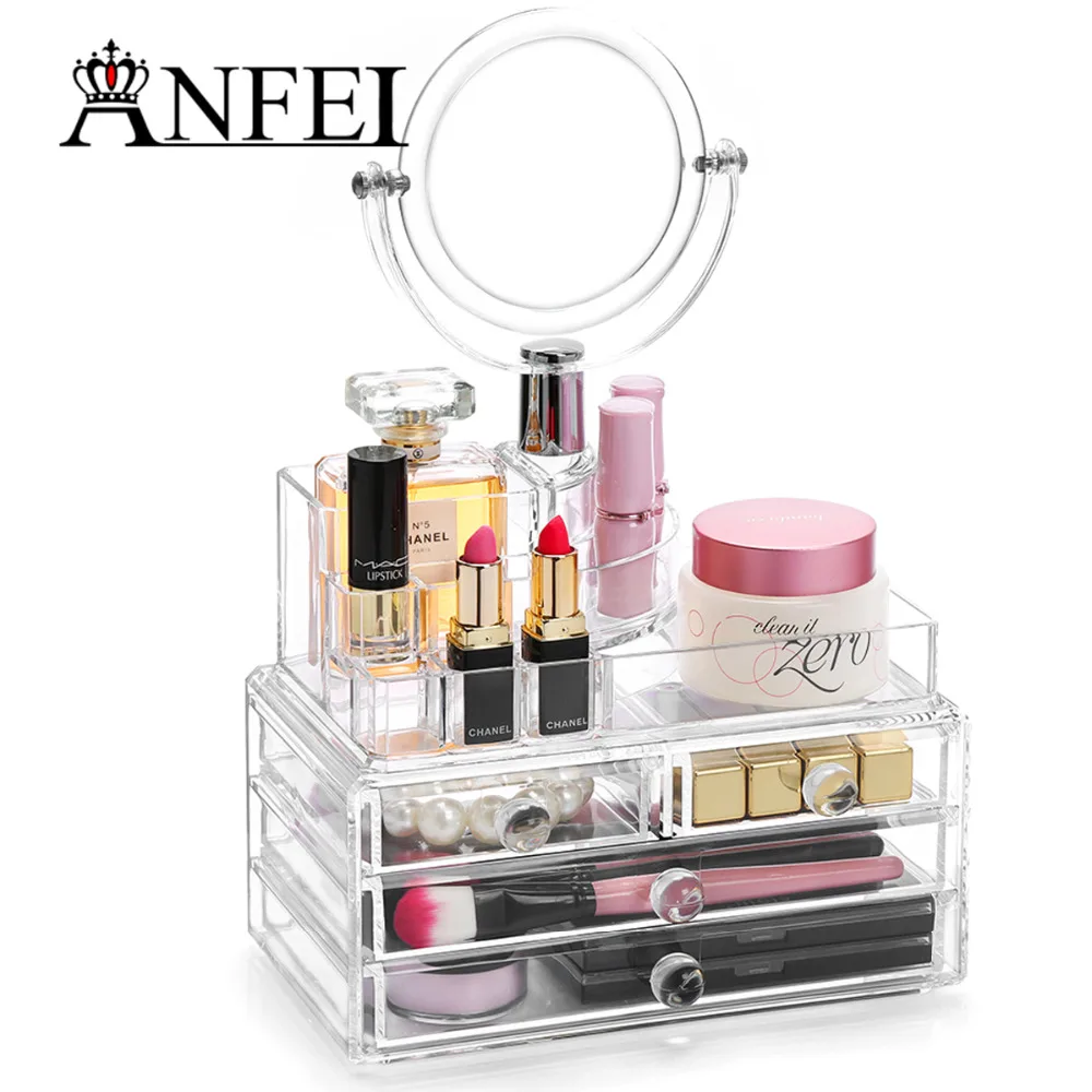 4 Drawer Acrylic Makeup Organizer Wholesale Acrylic Makeup Organizer