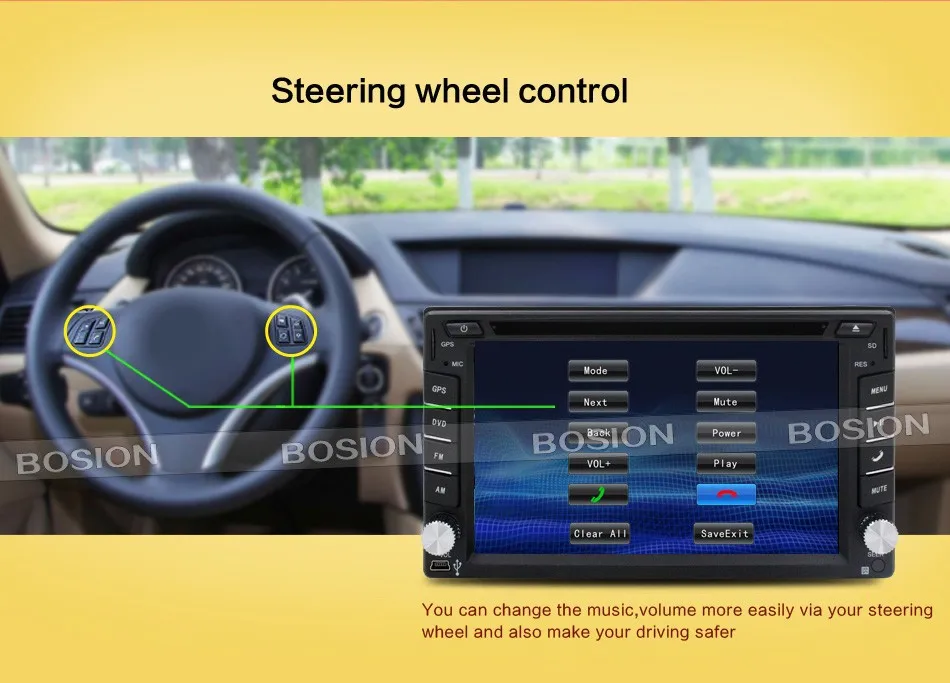 Cheap Car Video 2 din car dvd player universal monitor USB SD Audio GPS stereo in dash Bluetooth auto Parking monitor+free Camera 17