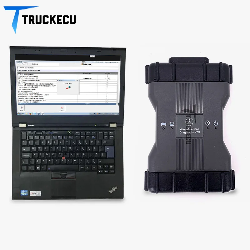 

T420 laptop+VXDIAG C6 for BENZ C6 diagnostic scanner replace mb sd c4 for BENZ CARS/TRUCKS Diagnostic Tool xentry das wis epc