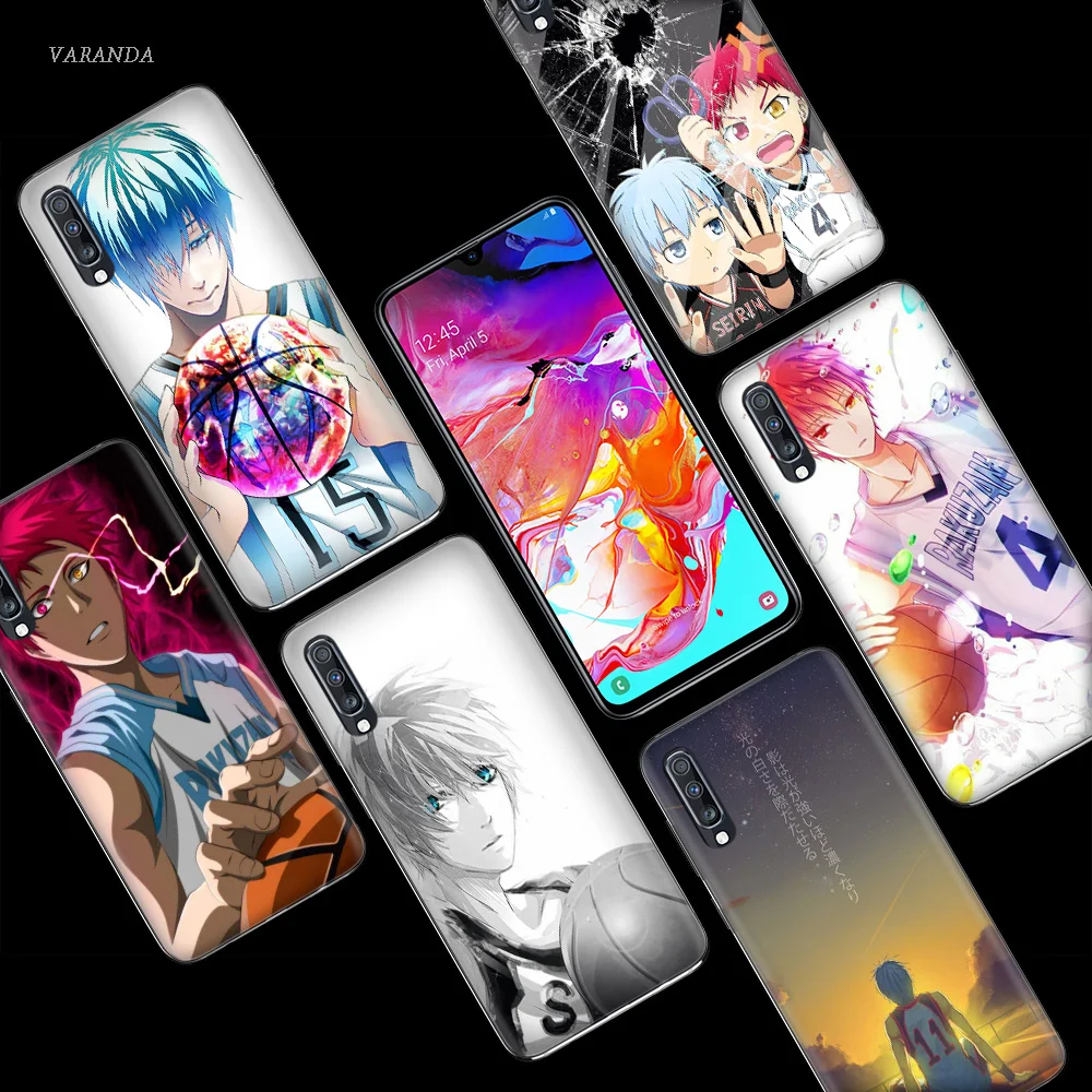 

Kuroko no Basket kawaii Case for Samsung Galaxy A50 A70 A80 A60 A40 A30 A20 A10 M40 M30 M20 M10 A6 A8 Plus 2018 TPU Phone Bags