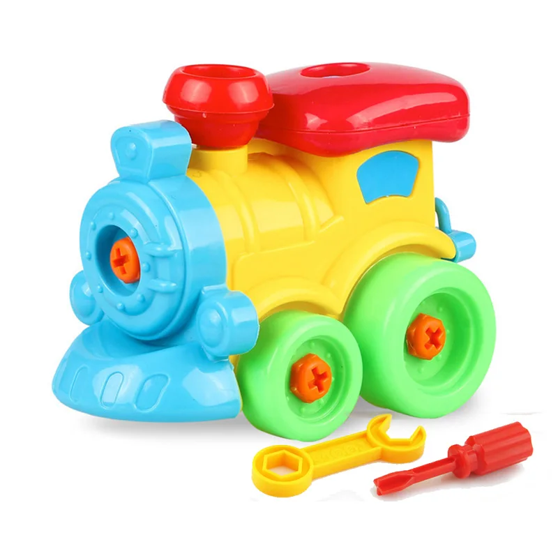 DIY Disassembling Jigsaw Building Assembled Toys Children's Blocks Toy With Tool Clamp Screwdriver Educational Kids | Игрушки и