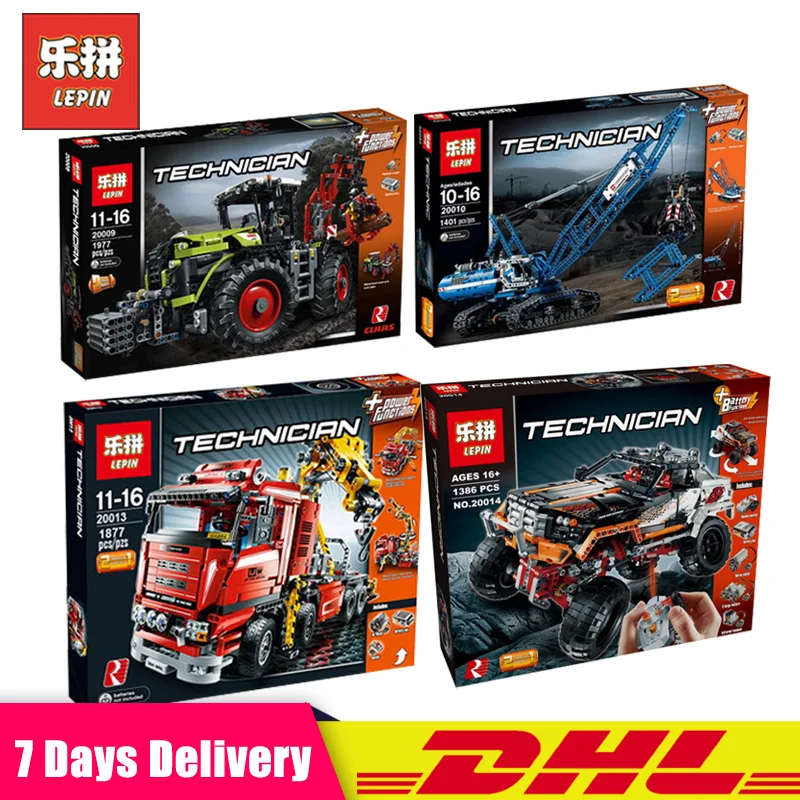 

LEPIN 20009 20010 20013 20014 Technic Series Building LegoINGLY 42054 42042 8258 9398 Blocks Brick Educational Toys for Children