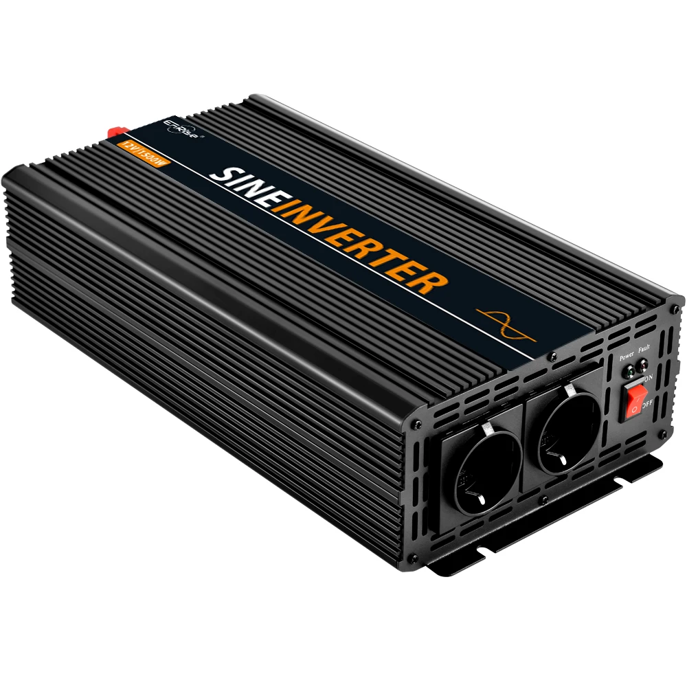 

inverter 12v 220v 1500w 3000w peak converters pure sine wave inverter with two cooling fan for school camping