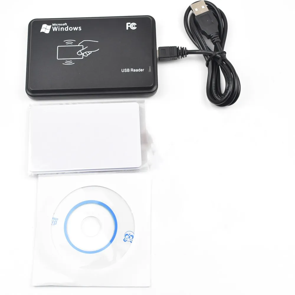 1 шт./лот RFID NFC Reader и писатель 13 56 МГц ISO14443A Сверхлегкий + 5 шт. карта USB кабель SDK|rfid nfc