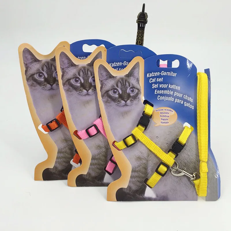 

Cat chain - shaped chest strap with cat leash