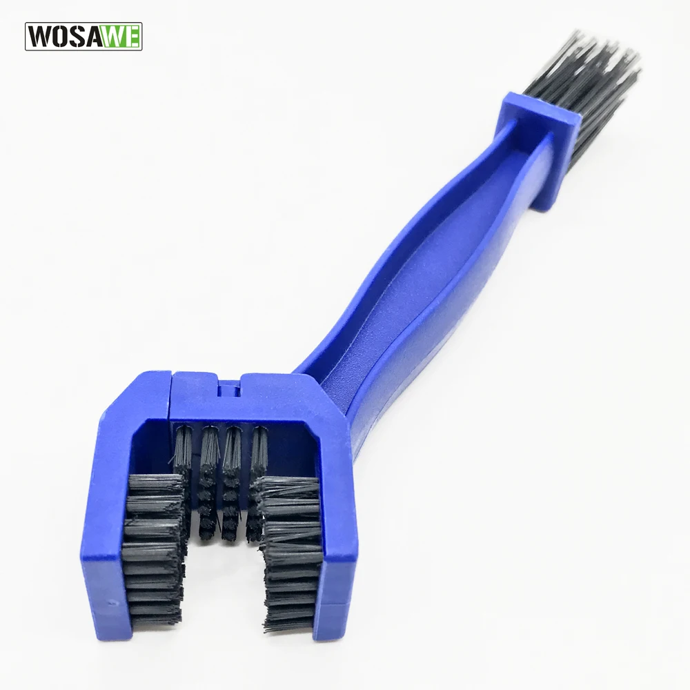 Excellent WOSAWE Bicycle Chain Cleaning Brush Set Cycling Motorcycle Gear Grunge Scrubber Brush Cleaner Tool Bike Chains Cleaners 1