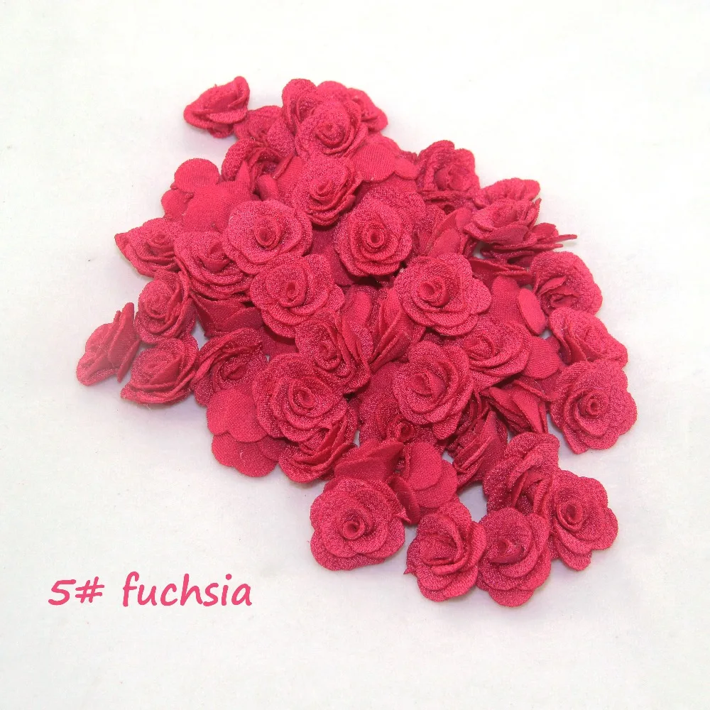 24 шт. дешевый цветок тканевый искусственный цветок 2,5 см 18 цветов для свадебного платья праздничное украшение может смешивать цвета