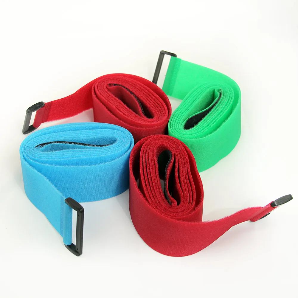 Kuke 2Pcs 5cm*200cm Adjustable Nylon Travel Luggage hook&loopTape ...