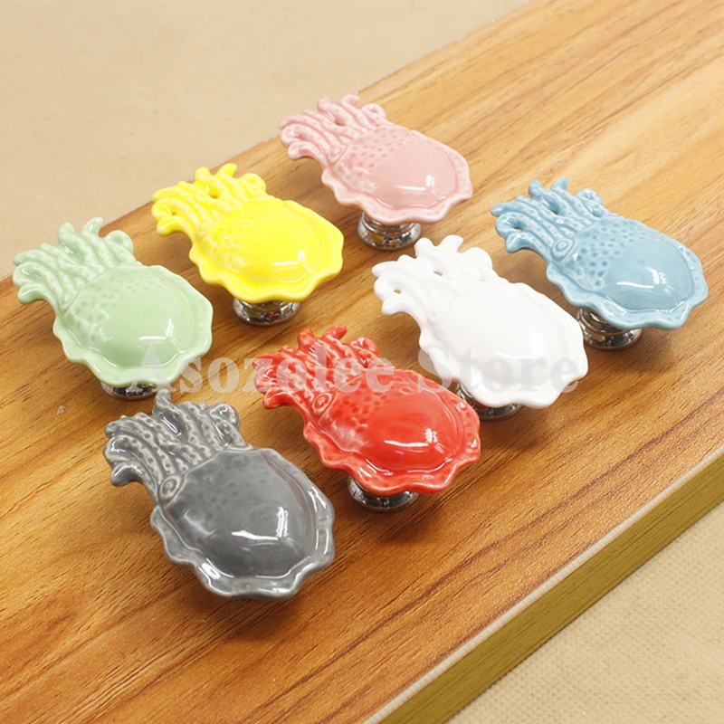 لطيف الأخطبوط الأطفال الاطفال غرفة مقابض باب خزانة دولاب المقابض خزانة درج التأثيرات ديكور المنزل