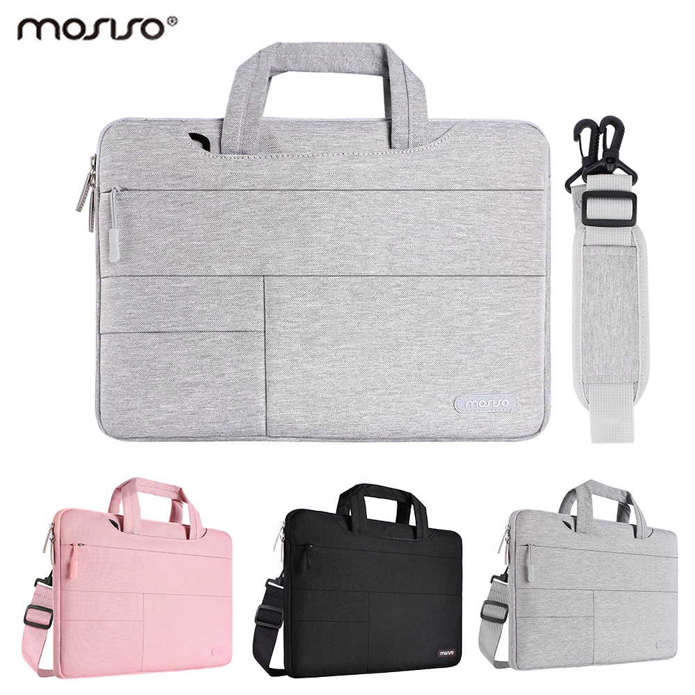 Mosiso Laptop Polyester Shoulder Bag 13.3 14 15.6 inch for Macbook Air