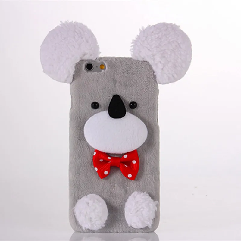 Cute Koala Phone Cover for Iphone 6 Case Cartoon Fur Cases
