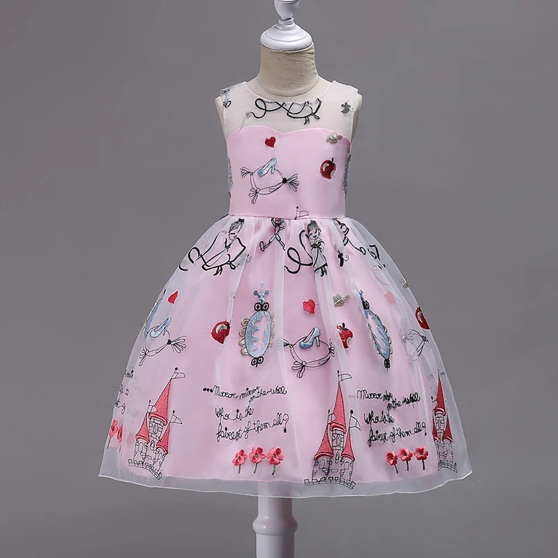 

Baby Girls Kids Clothes Children Dress New 3-12 years Baby Girl Dress Princess Girls Party Dresses vestidos infantis