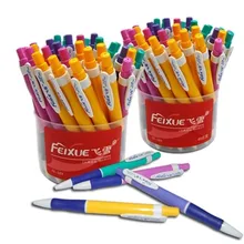 Горячая 0,7 мм пластиковая недорогая шариковая ручка оптовые поставки Синие заправки