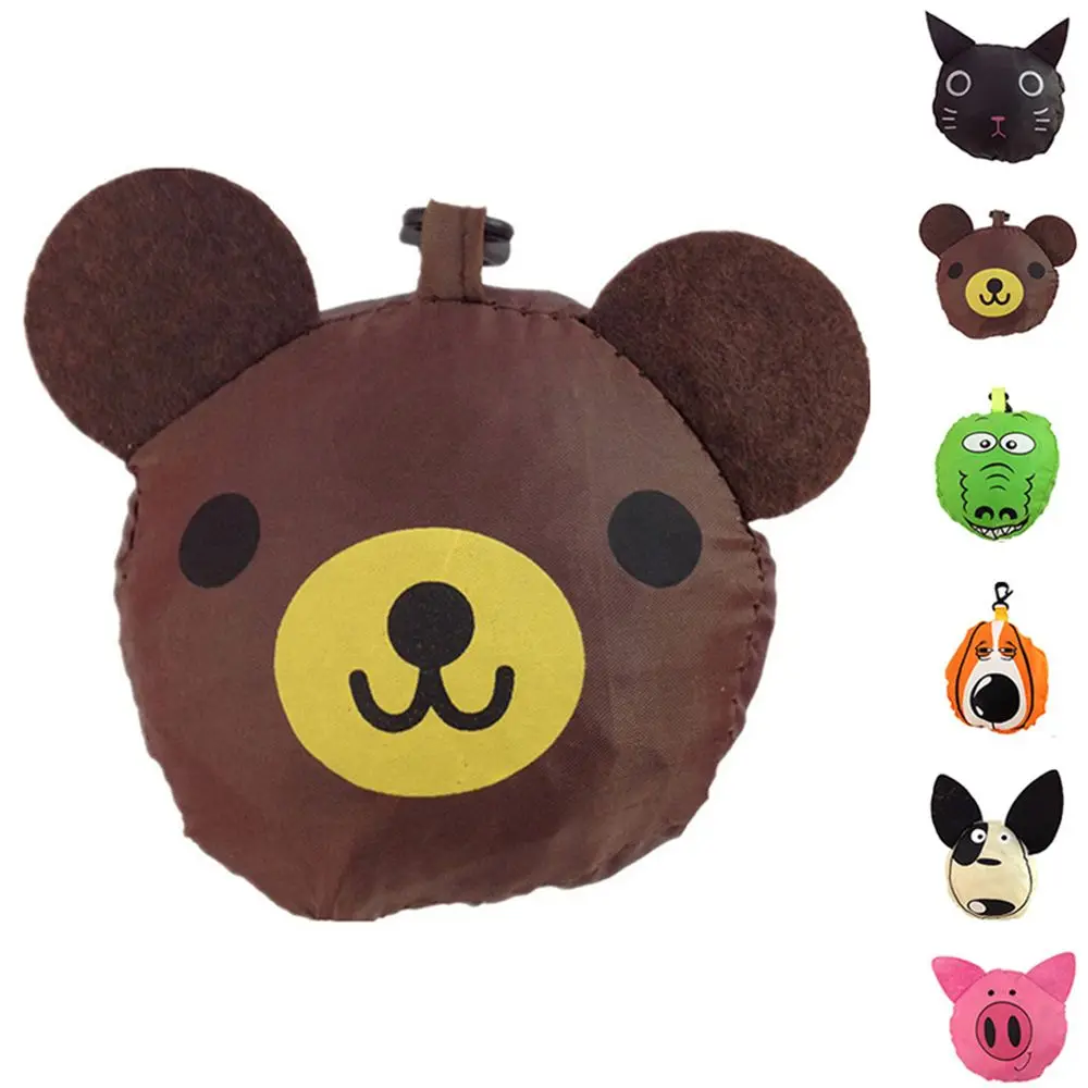 

New Reusable Animal Shopping BagTravel Foldable Handbag Grocery Tote Storage Reusable Animal Shopping Bag