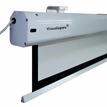 

E7HMWA 16:9 format Linda electric 2 series screen motorized projector screens, RF/IR Remote, 12v trigger and wall panel switc