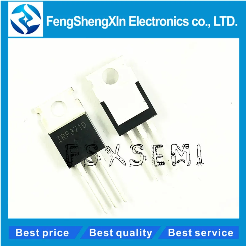 10 шт./лот IRF3710 TO-220 F3710 IRF3710PBF HEXFET Power MOSFET | Электронные компоненты и принадлежности