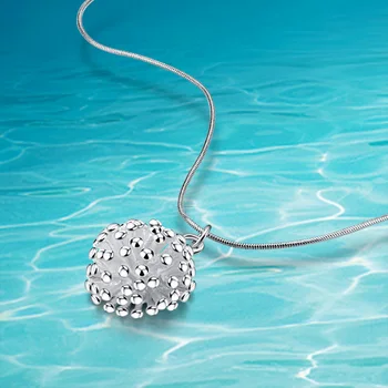 

925 sterling silver dandelion Pendants necklace,Fashion OL elegant woman's necklaces;Contracted fashion brand jewelry