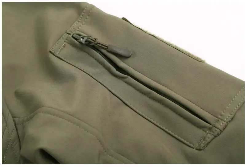 ESDY человек открытый Рыбалка Водонепроницаемый Охота Tactical softshell Стенд воротник поход Пеший туризм кемпинг куртка армии Военная Униформа пальто