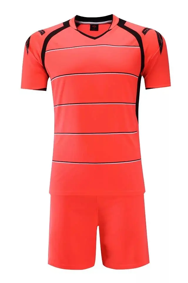 Cheap Ployester Mens Soccer Jersey Hot Sales Blank Training Jersey Set