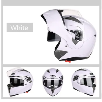 

JIEKAI105 Motorcycle Helmets Dual Visor Modular Flip Up Helmet Racing Motocross Helmets DOT ECE Sticker M-XXL Motorcycle Helmet
