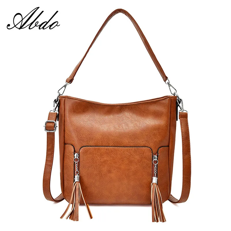 

Luxury bucket bag brand designer design tassel bag new ladies handbag large capacity shoulder Messenger bag women bag
