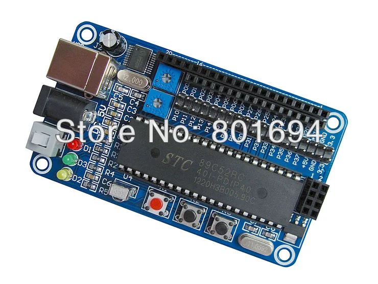 

51 MCU Microcomputer Minimum System STC89C52 Development Board
